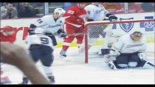 Nik Lidstrom Scores With 50 Seconds Left  Red Wings Ducks Game 1  May 1 2009 [upl. by Bill]