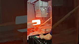 Forging Steel Billets Style forging machines [upl. by Eenat281]