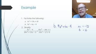 Factorising Quadratics [upl. by Yatnahs]