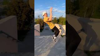 Учимся Заднее Сальто на Скорость 💪🏼😏 pkfr parkour freerunning [upl. by Ihcur865]