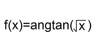 Derivada Trigonométrica Inversa  Ángulo Tangente [upl. by Iilek]