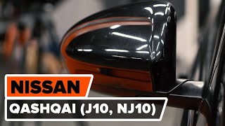 Så byter du backspegel kåpa på NISSAN QASHQAI J10 NJ10 AUTODOCLEKTION [upl. by Velvet]