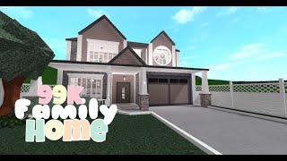 Family Home  99k  Bloxburg Build [upl. by Leblanc]