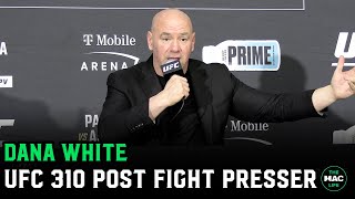 Dana White vs Reporters “Is this tonight stupid question night”  UFC 310 Post Presser [upl. by Osborn]