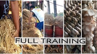 MUSHROOM CULTIVATION TRAININGPAGTATANIM NG KABUTE by Bahag Adventure [upl. by Atnohsal]