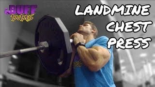 How to Perform Landmine Chest Press  Upper Chest Exercise [upl. by Emelen]