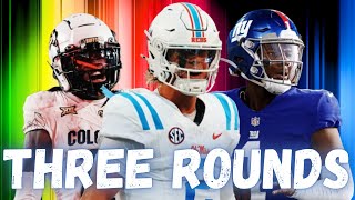 2025 NFL Mock Draft w TRADES  Titans go CRAZY🚨 [upl. by Aisats]