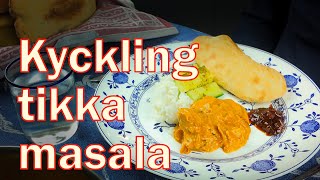 Kyckling tikka masala  nästan nationalrätt i Storbritannien [upl. by Crispa]