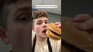 Eating a Big Mac that I made in McDonald’s Kitchen [upl. by Tobiah]