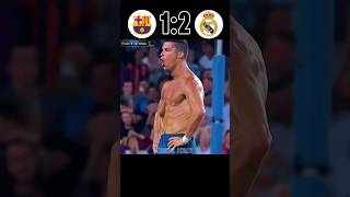 Ronaldo Destroy Messi  Real Madrid vs Barcelona short youtube football [upl. by Gyimah]