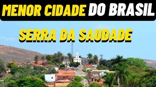 MENOR CIDADE DO BRASIL EM POPULAÇÃO  SERRA DA SAUDADE [upl. by Nwahsar71]