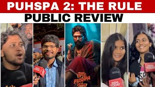 Pushpa 2 Public Talk amp Review  Public Reaction  Allu Arjun  Sukumar  Rashmika Mandanna [upl. by Yaeger]