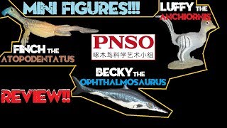 PNSO Mini Figure Review 14 Anchiornis Atopodentatus amp Ophthalmosaurus [upl. by Eseeryt38]