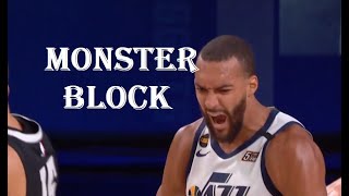 MONSTER BLOCK RUDY GOBERT BLOCKED NIKOLA JOKIC Utah Jazz vs Denver Nuggets HIGHLIGHTS [upl. by Aelam]