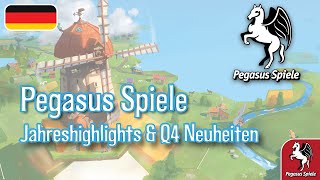 Neuerscheinungen Q4 und Highlights 2022 DE Talk mit Peter und Klaus  Pegasus Spiele [upl. by Yeniffit]