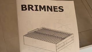 Montaggio letto contenitore brimnes ikea [upl. by Pail]