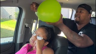 Water balloon prank on pregnant wife 😂😂😂 [upl. by Maud]