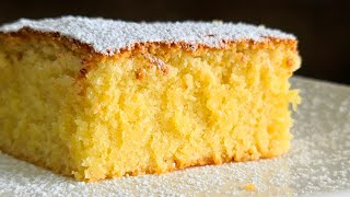 Easy 3 Ingredients Moist Soft and Fluffy Almond Cake [upl. by Ibrad]