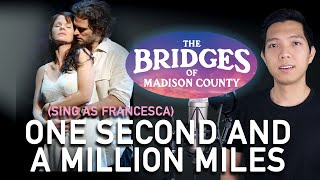 One Second And A Million Miles Robert Part Only  Karaoke  The Bridges Of Madison County [upl. by Eleumas573]