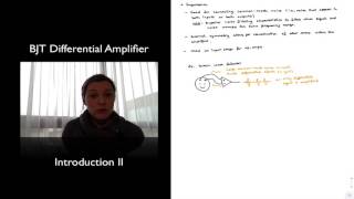 BJT Diff Amp Introduction II [upl. by Harvison]