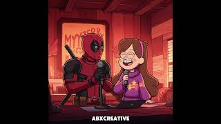 Deadpool in Gravity Falls gravityfalls deadpool disney animationmeme shorts marvel [upl. by Manly319]