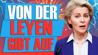 VON DER LEYEN GEKRÄNKT NACH SCHARFEM ANGRIFF [upl. by Onitsuaf]