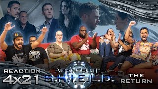 Agents of Shield  4x21 The Return  Group Reaction [upl. by Anitnauq]