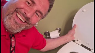 DIY Toilet Seat Replacement How About Refinish † For Cheap [upl. by Koppel]