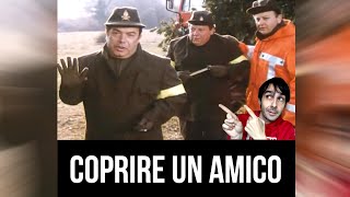 I pompieri 2  Coprire un amico clip  curiosità [upl. by Dnomsed830]