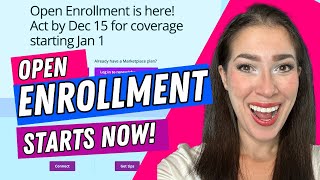 2024 Marketplace Open Enrollment Premium Tax Credits HSA and MORE [upl. by Nolaf96]