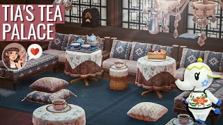 A Tea Room for TIA  House Interiors  Exteriors  ACNH Speed Build  Happy Home Paradise [upl. by Leola8]