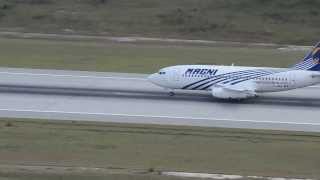 737200 MAGNICHARTERS TAKING OFF FROM CANCUN [upl. by Ahsinaw225]