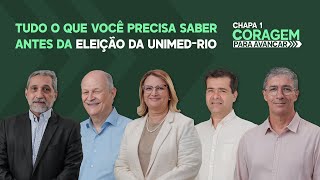 Live Chapa 1  Tudo o que você precisa saber antes da eleição da UnimedRio [upl. by Aneeuqahs]