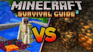 Iron Farm VS Ore Vein Which Is Better ▫ Minecraft Survival Guide118 Tutorial Lets PlayS2 E32 [upl. by Sidwell]