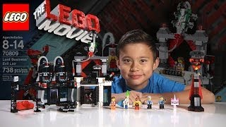 LORD BUSINESS EVIL LAIR  LEGO MOVIE Set 70809 amp BLIND BAG  Timelapse Build Unboxing amp Review [upl. by Tena]