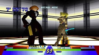 Battle Arena Toshinden 3 PS1  play as Vermilion [upl. by Elocaj]