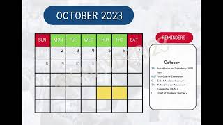 School Calendar 2023 2024 DepEd1 [upl. by Gorski697]