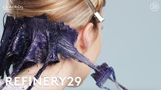 The Denim Hair Transformation Were Obsessed With  Hair Me Out  Refinery29 [upl. by Irap]