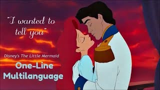 The Little Mermaid 1989  Almost Kiss  Ariels Voice Returns  OneLine Multilanguage [upl. by Aldarcy815]