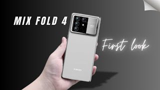 Xiaomi Mix Fold 4 Official First Look Specs Price Release Date [upl. by Anitnauq]