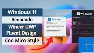 ✅ Nuevo Winver UWP Con Mica En Windows 11 Fluent Design💥 🟢 Tutorial Paso a Paso😱 [upl. by Sueaddaht365]