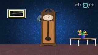 Hickory Dickory Dock  Animated Nursery Rhymes amp Songs For Kids [upl. by Salomon]