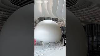 At futuristic Tianjin Binhai Library readers put aside mobile devices and enjoy a bookfilled time [upl. by Koenig]