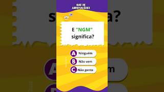 Quiz abreviações do whatsapp inscrevase para parte 2 🕵️🏆 quiz adivinha whatsapp [upl. by Llevron433]