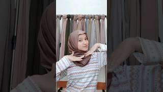 Tutorial Pashmina Kaos Jersey Anti Melorot shorts tutorialpashmina [upl. by Yuht]