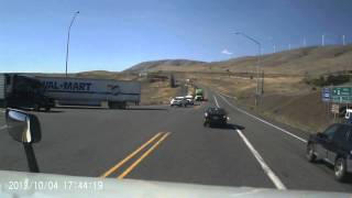 Big Rig Crash US 97 amp WA 14 [upl. by Einitsed]