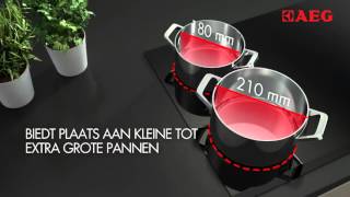 AEG inductiekookplaat met automatische panherkenning [upl. by Anah]