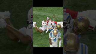 This INT is so UNLUCKY😭🍀youtubeshorts football collegefootball footballshorts [upl. by Svetlana]