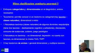 PSICOPATOLOGÍA UNED 24 25 TUTORÍA 3 [upl. by Gabor]