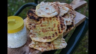 BBQ Vanavond  Naanbrood met yoghurt komkommer en appel [upl. by Hugo]